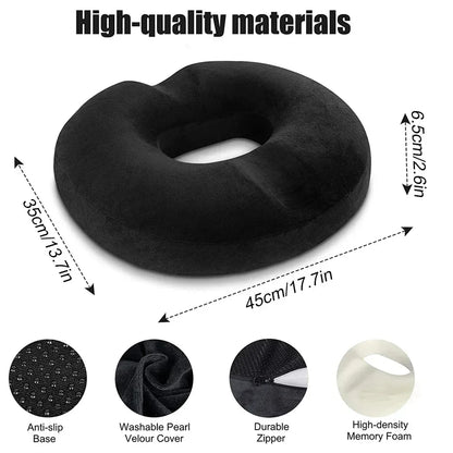 Smart Premium Donut Pillow: Seat Cushion for Pain Relief