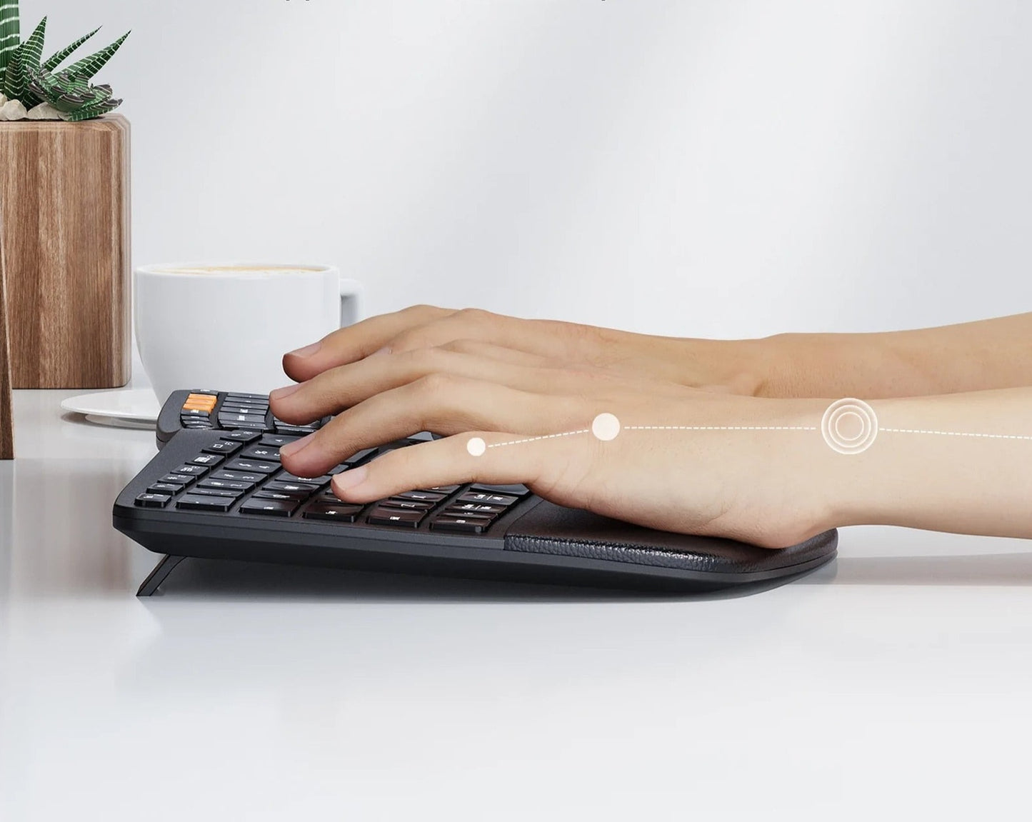 Smart Wireless Ergonomic Keyboard and Mouse COMBO