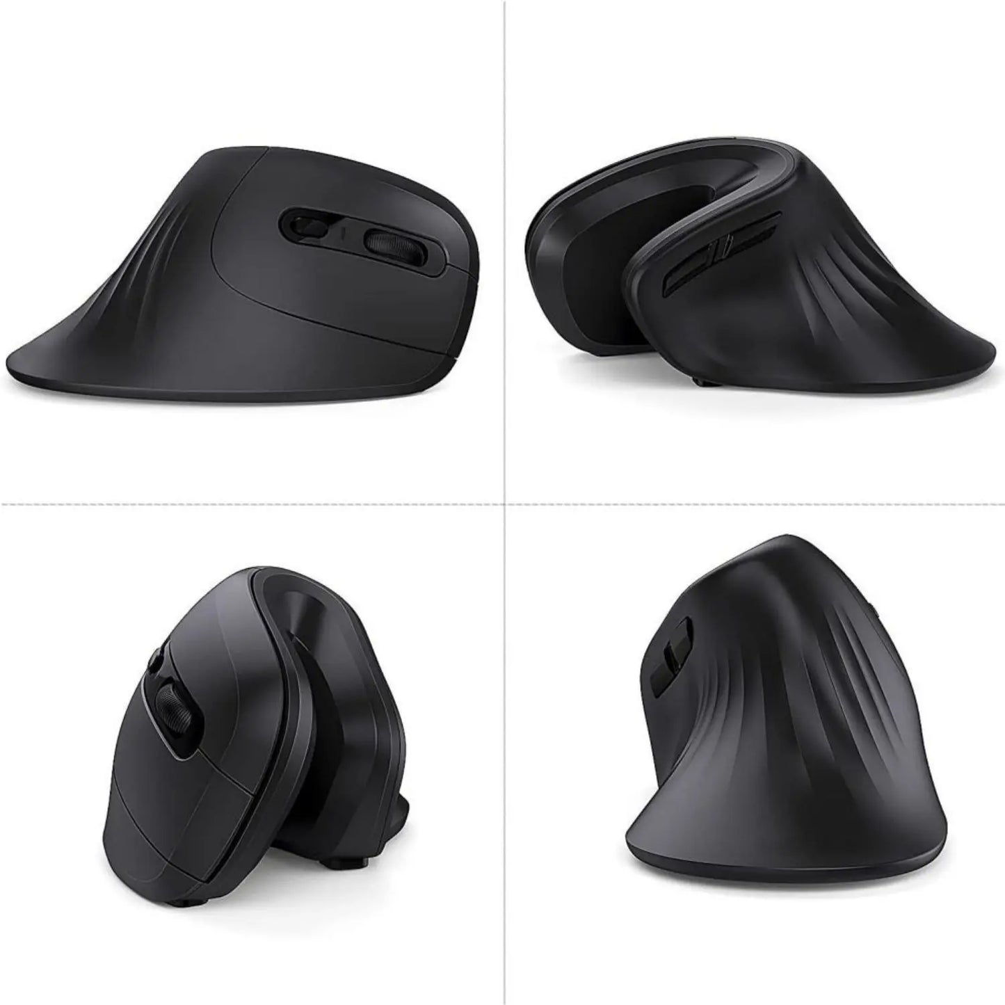 Black Vertical Mouse: Ergonomic Pro & Wireless