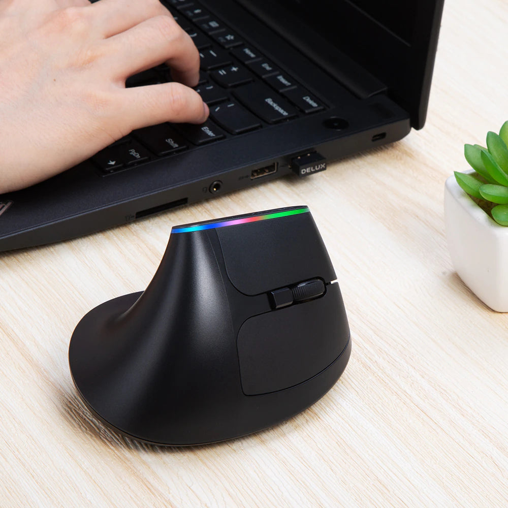 Smart Wireless Silent Ergonomic Vertical Mouse