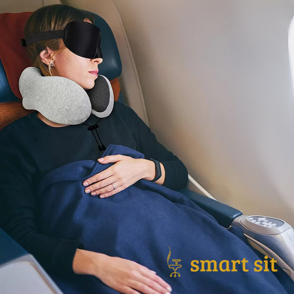 Smart Ergonomic Work and Travel Neck Support Bliss Pillow